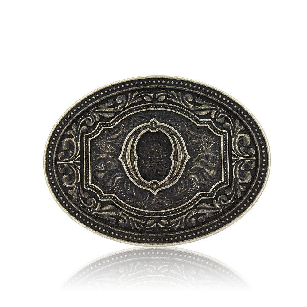 3701 Belt Buckles - Initial Letters A to Z Western Rodeo Cowboy Cowgirl